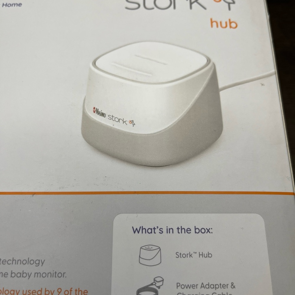 Masimo Stork Baby Monitor System Hub Open Box
